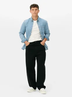 Vaqueros De Corte Ancho