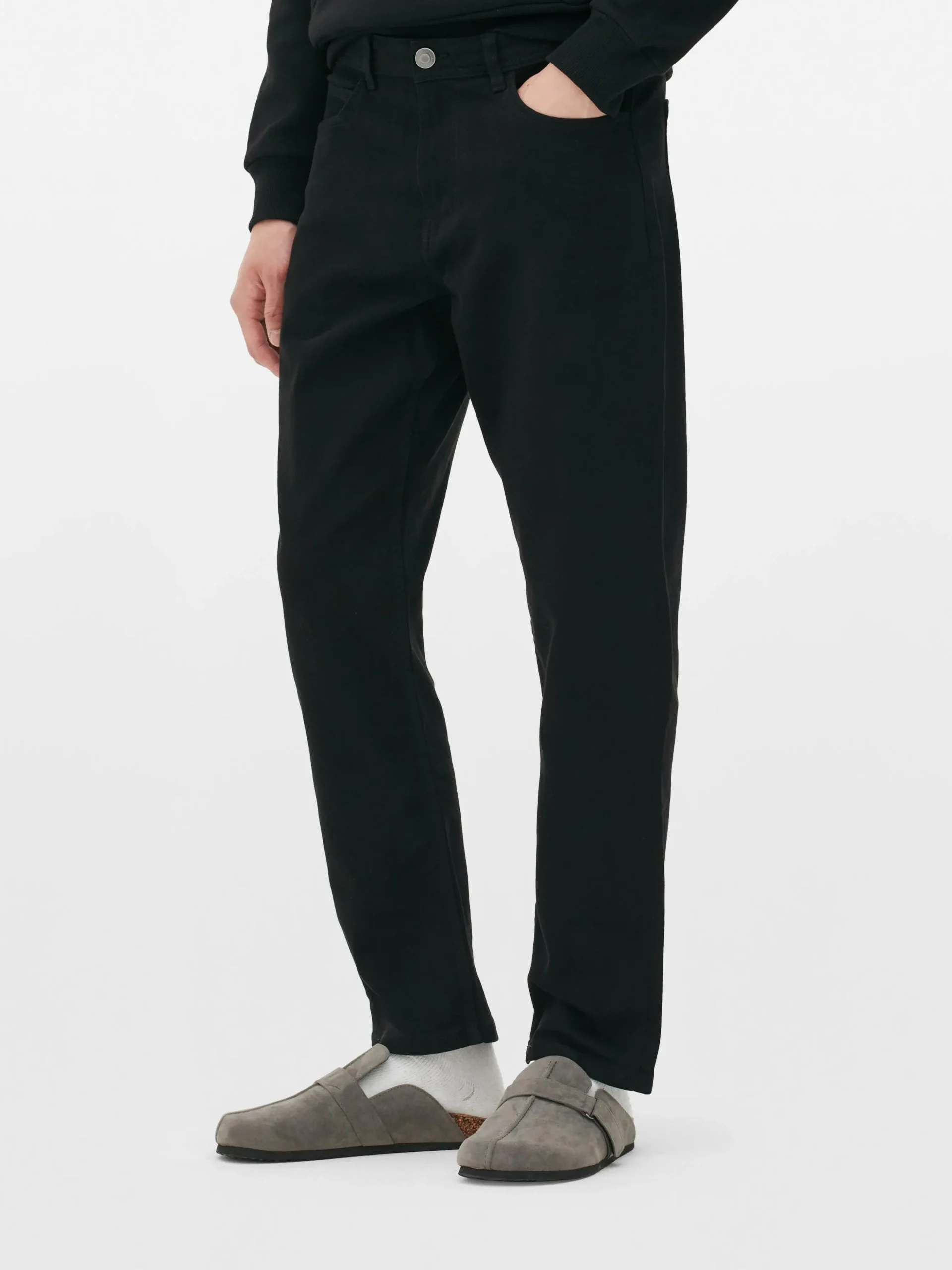 Vaqueros De Sarga De Corte Recto