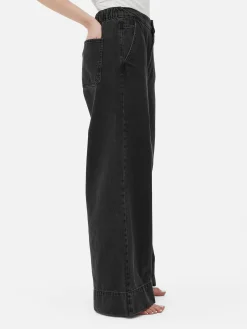 Vaqueros Elásticos De Pernera Ancha