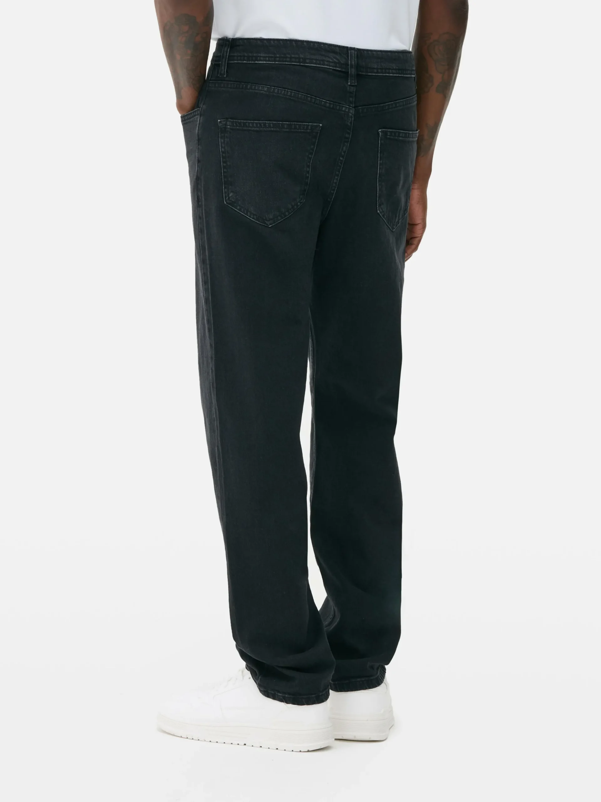 Vaqueros Rectos De Corte Holgado