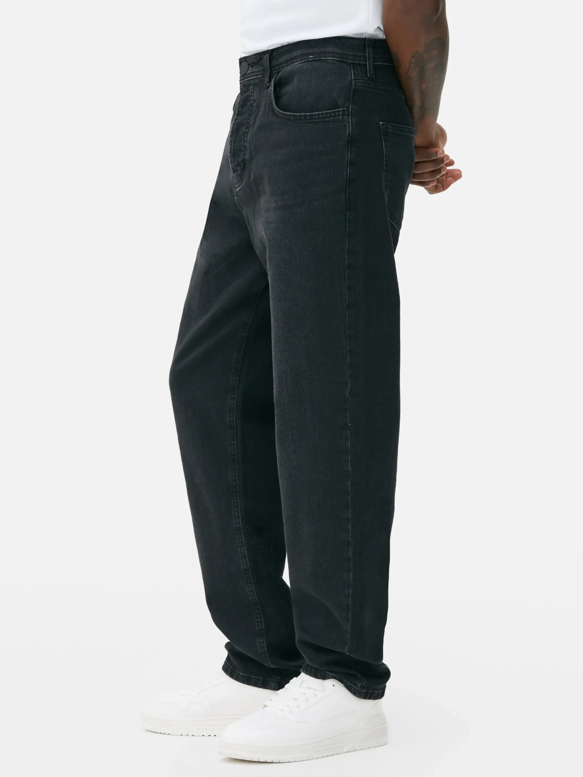 Vaqueros Rectos De Corte Holgado