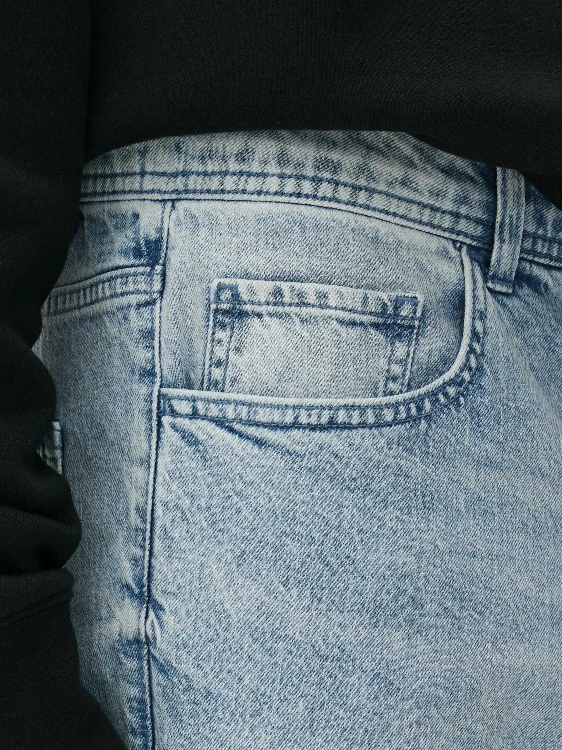 Vaqueros Rectos De Corte Holgado