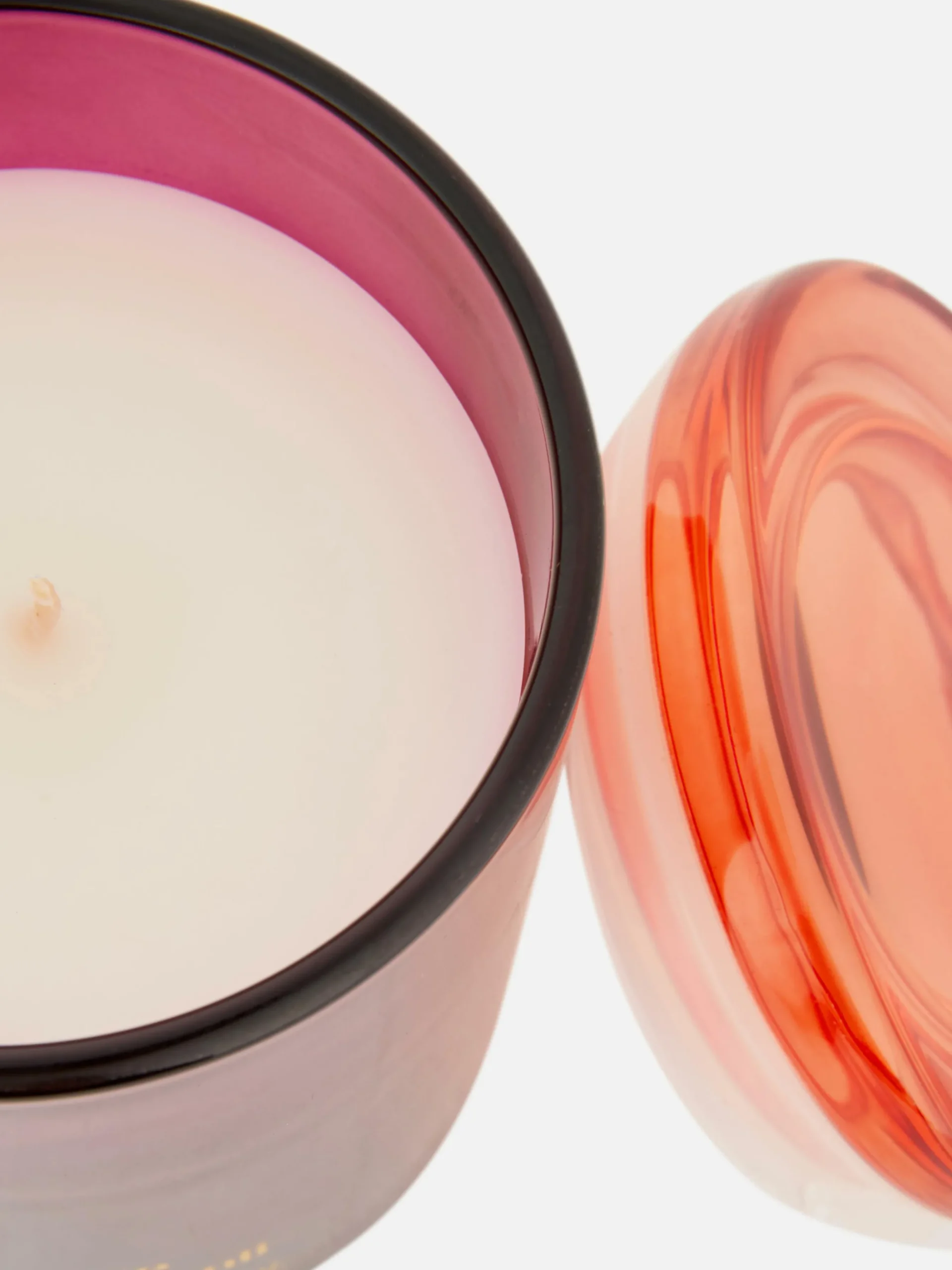 Vela Aromática En Frasco De Vidrio De Colores