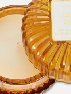 Vela Aromática En Tarro Estriado