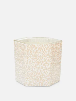 Vela En Recipiente Hexagonal