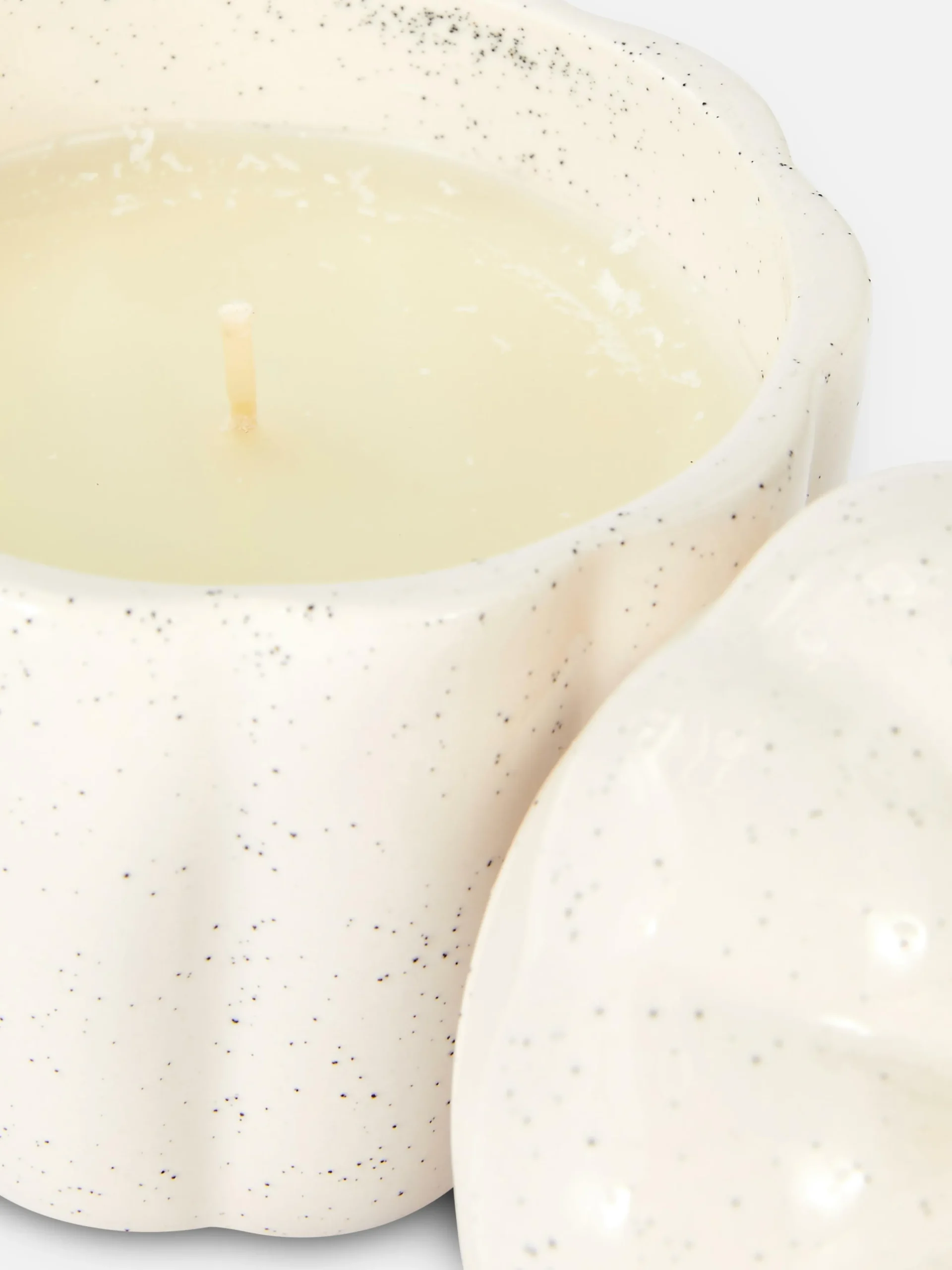 Vela En Tarro En Forma De Calabaza Moteada