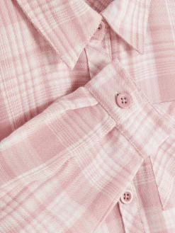 Vestido Camisero A Cuadros