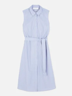 Vestido Camisero Midi Sin Mangas