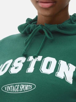 Vestido Corto Con Capucha