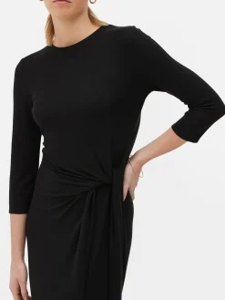 Vestido De Punto Con Lazo De The Edit