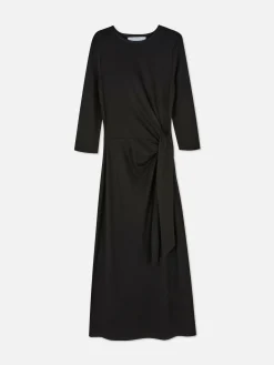 Vestido De Punto Con Lazo De The Edit