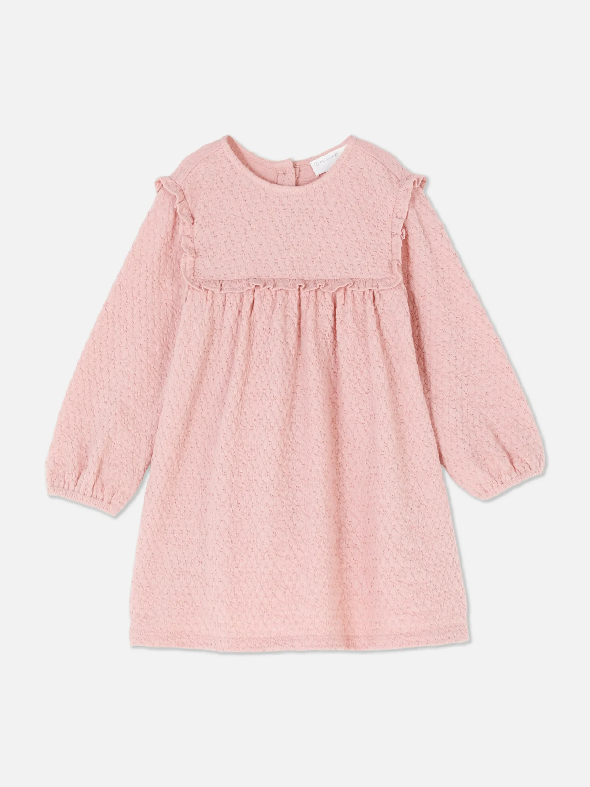 Vestido Fruncido Con Volantes