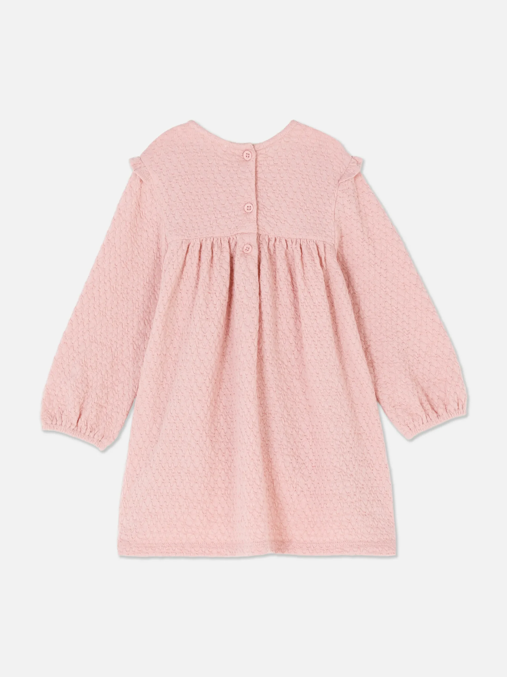 Vestido Fruncido Con Volantes