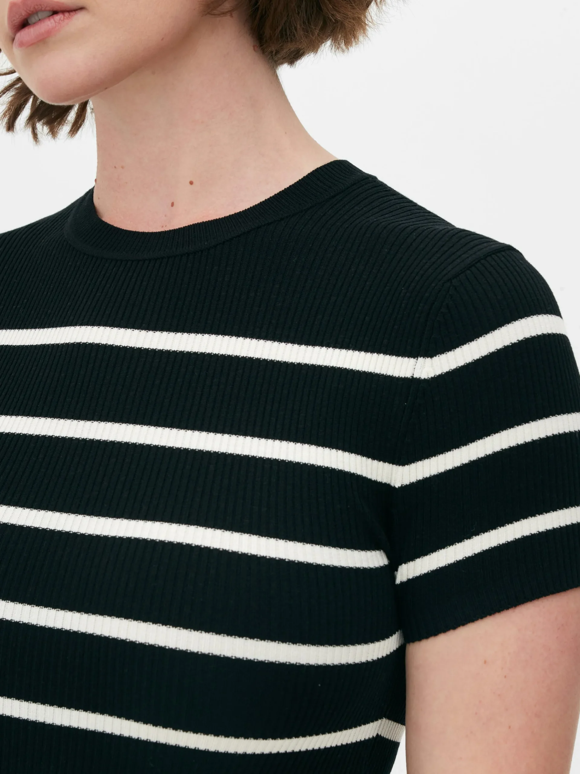 Vestido Midi De Tipo Jersey Y Manga Corta