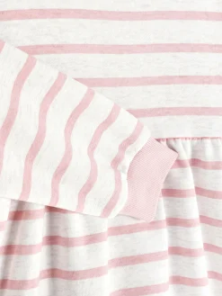 Vestido Tipo Jersey A Rayas