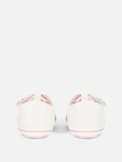 Zapatillas Bajas Con Flores