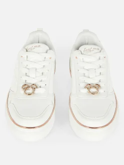 Zapatillas Bajas Con Purpurina De Disney