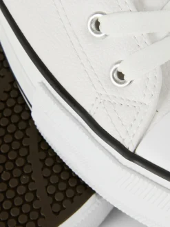 Zapatillas Bajas De Plataforma En Piel Sintética