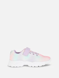 Zapatillas De Suela Gruesa Con Degradado De Color