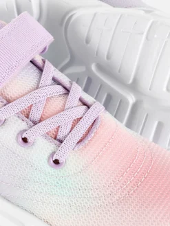 Zapatillas De Suela Gruesa Con Degradado De Color