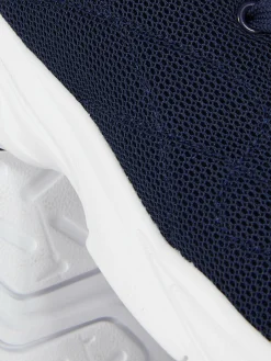 Zapatillas De Tela Con Cierre De Cordones