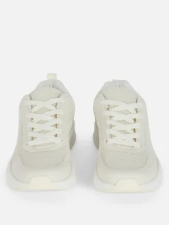 Zapatillas Deportivas Con Suela Gruesa Y Paneles