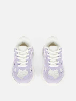 Zapatillas Deportivas Con Suela Gruesa Y Paneles