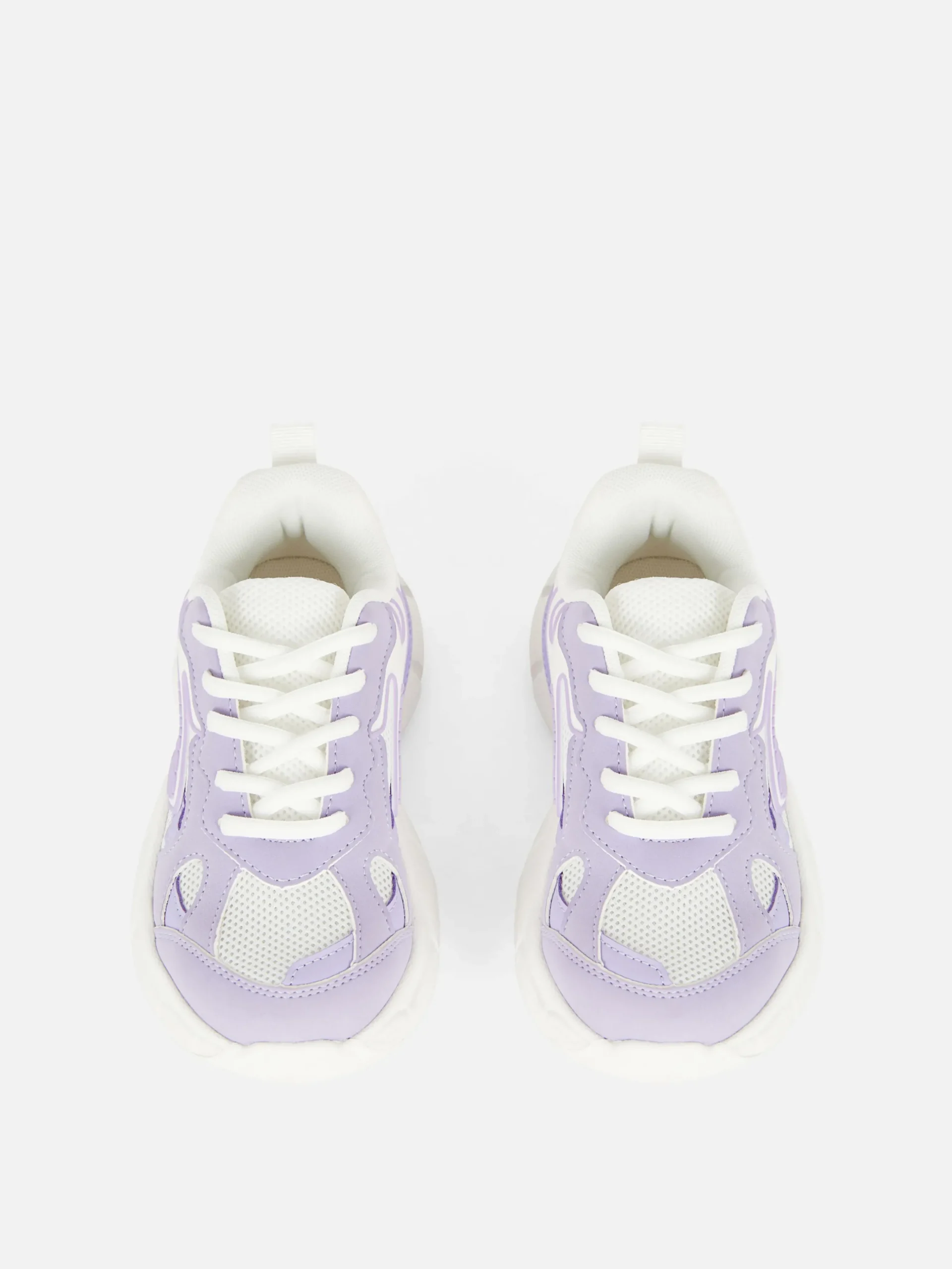 Zapatillas Deportivas Con Suela Gruesa Y Paneles