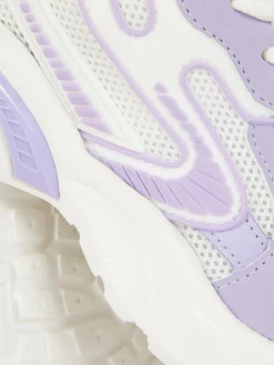 Zapatillas Deportivas Con Suela Gruesa Y Paneles