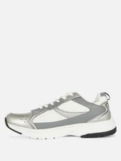 Zapatillas Deportivas Con Panel De Malla