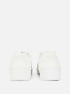 Zapatillas Deportivas De Caña Baja Con Suela Gruesa