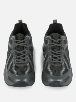 Zapatillas Deportivas De Caña Baja Con Paneles