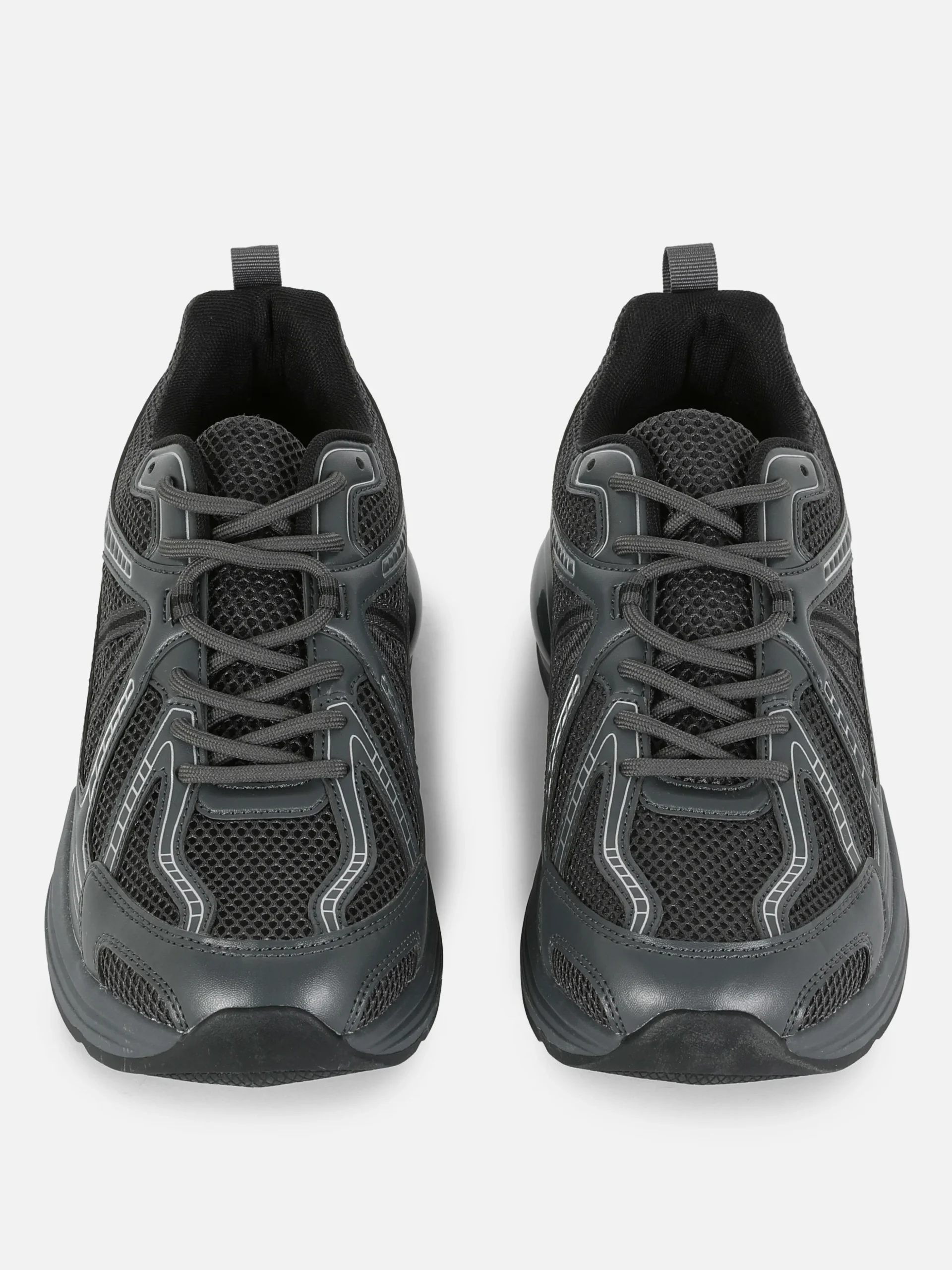 Zapatillas Deportivas De Caña Baja Con Paneles