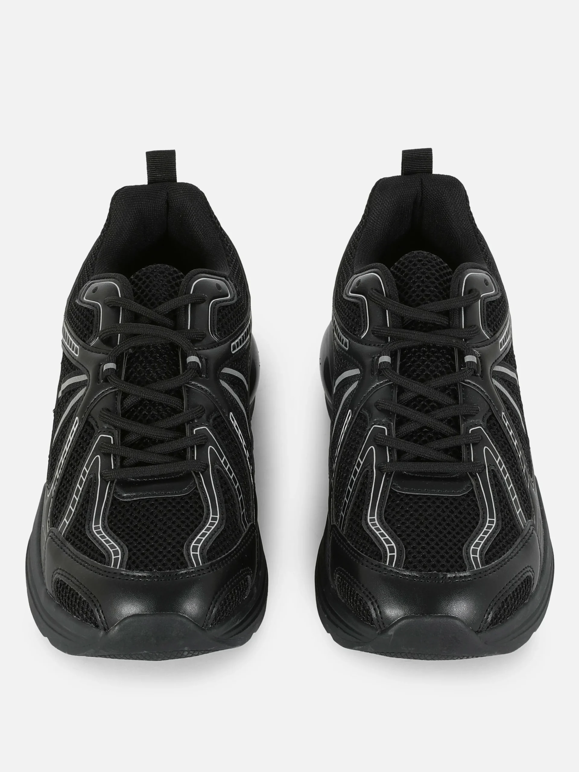 Zapatillas Deportivas De Caña Baja Con Paneles