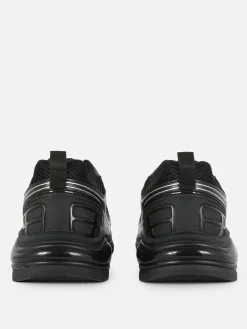 Zapatillas Deportivas De Caña Baja Con Paneles