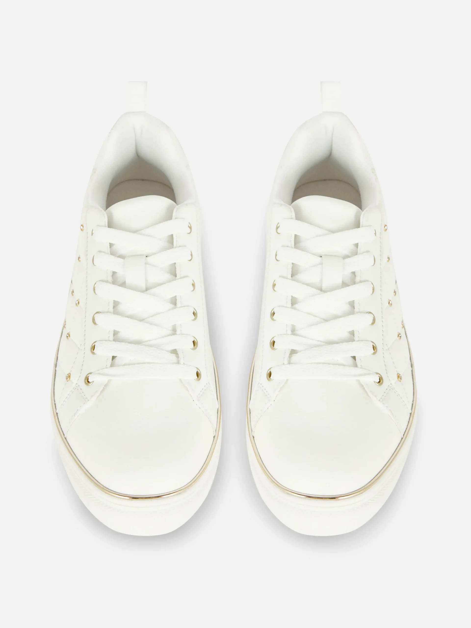 Zapatillas Gruesas Con Tachuelas De Strass