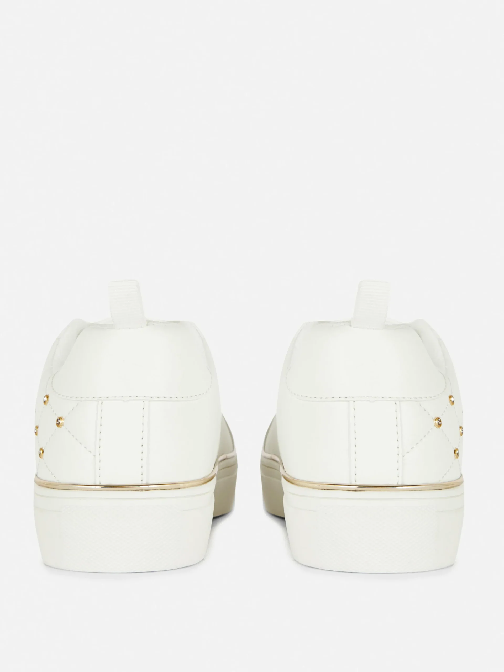 Zapatillas Gruesas Con Tachuelas De Strass