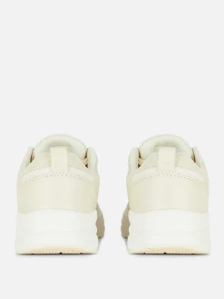 Zapatillas Gruesas De Caña Baja Con Paneles