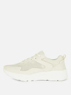 Zapatillas Gruesas De Caña Baja Con Paneles