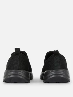 Zapatillas Sin Cordones Atléticas Tejidas