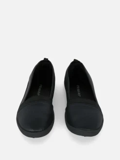 Zapatillas Sin Cordones De Piel Sintética