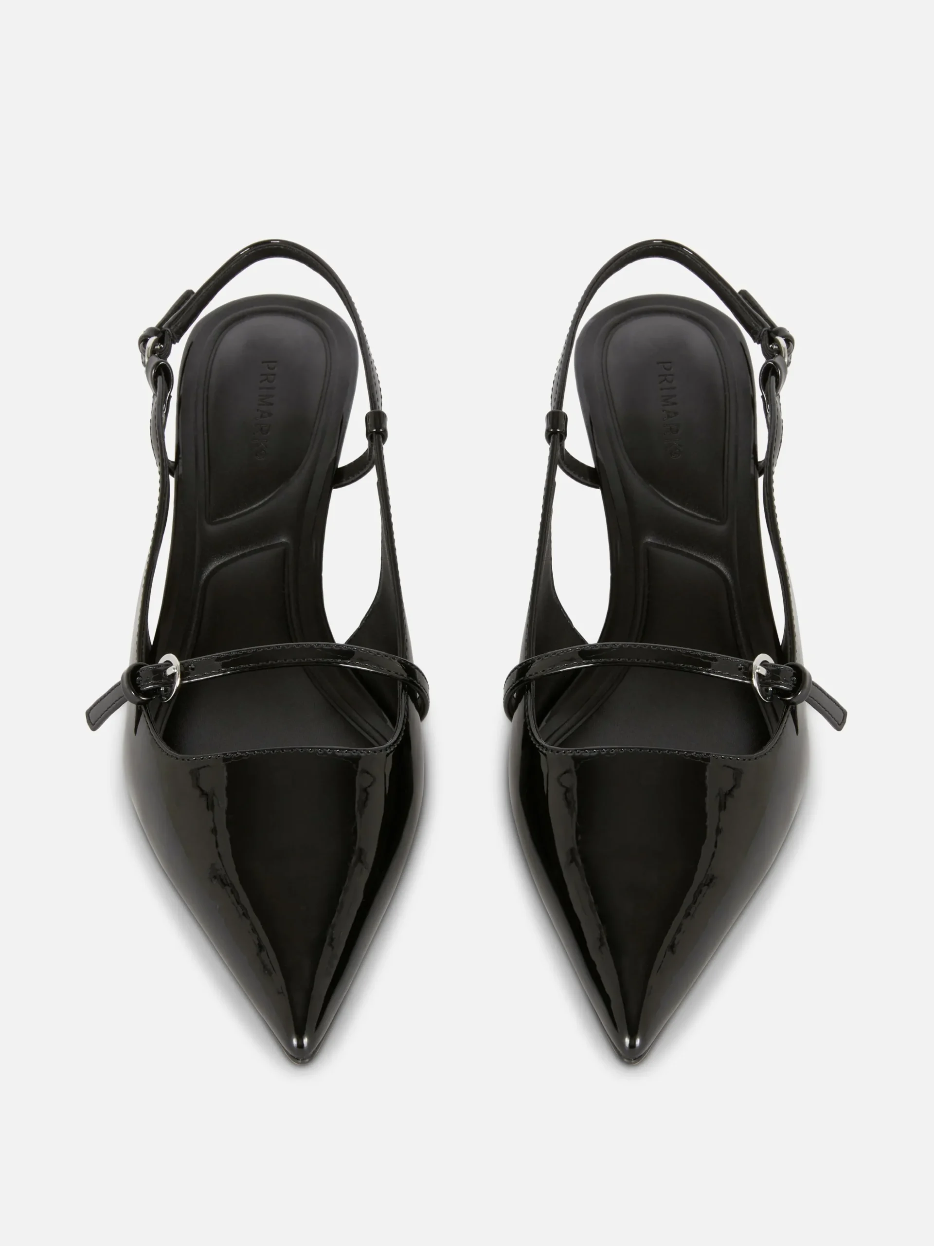 Zapatos De Charol Con Hebilla Y Tacón Chupete