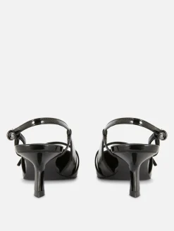 Zapatos De Charol Con Hebilla Y Tacón Chupete