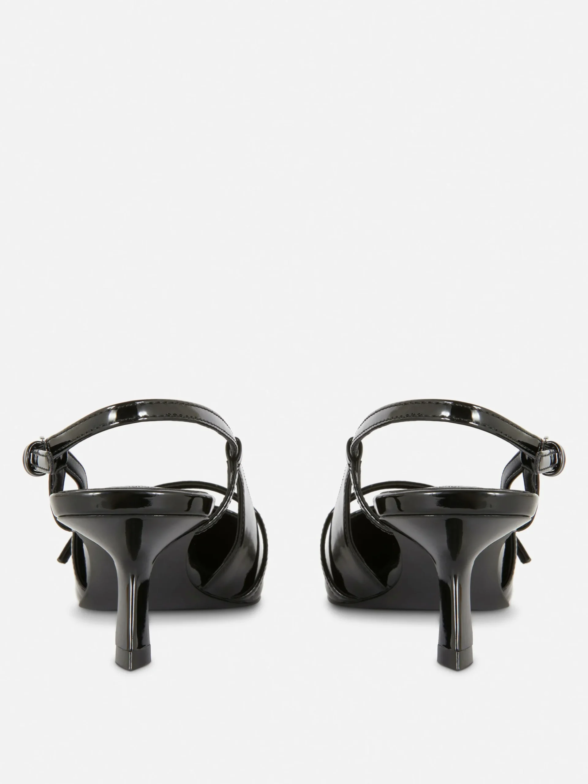 Zapatos De Charol Con Hebilla Y Tacón Chupete