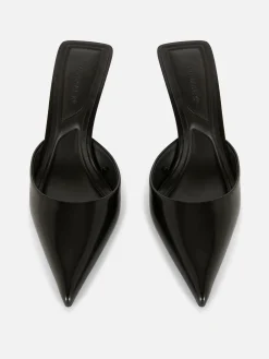 Zapatos De Tacón De Chupete Con Puntera Puntiaguda