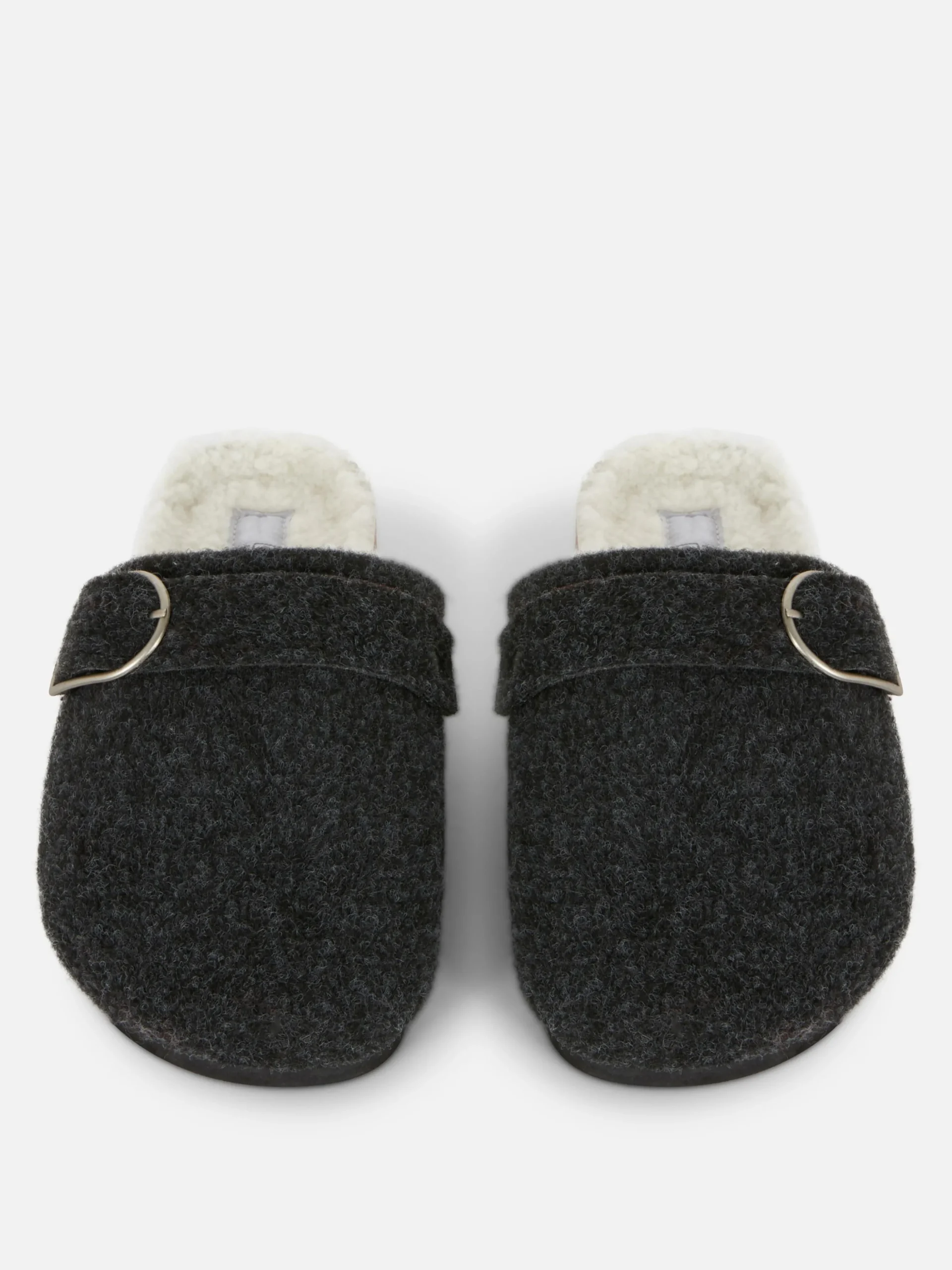 Zuecos Destalonados De Fieltro